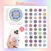 Bewudy 50PCS Calm Sticker for Anxiety Sensory Stickers Mandala Round