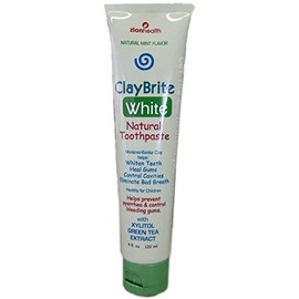 Zion Health ClayBrite White Mineral Toothpaste Natural Mint Flavor 4 oz 120 g