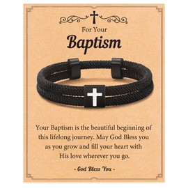 Shonyin Baptism Gifts for Boys, Baptism Decorations Christening Catholic Religious Easter Gifts