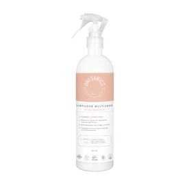 OH!GANICS, Limpiador Multiusos Aroma Naranja de 500 ml, apto para todo tipo de superficies, Libre de amoníaco, lejía y cloro.