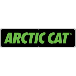 na Arctic Cat Banner Poster dealer advertising sign Man Cave Garage 2' x 7' NEW