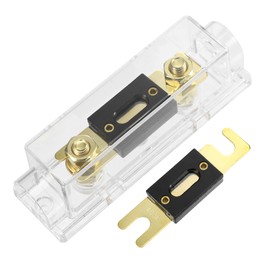 X AUTOHAUX Car Audio 0 4 8 Gauge Inline ANL Fuse Holder Set with 2pcs 400A Fuse