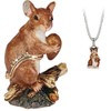 Arora Secrets from Hidden Treasures 1046 Field Mouse Trinket Box,
