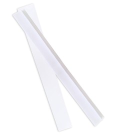 2 Pcs Stove Counter Gap Cover, 25 inch White Cooker Sides Gap Filler, Worktop Joint Strips to Seal Countertops, Cookers, Ovens, Washers, Kitchen Appliance Spills