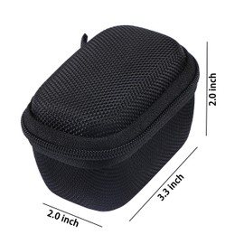 Hard Storage Case Bag for Fingertip Pulse Oximeter fits for Innovo Deluxe/Santamedical/Concord Sapphire Blood Oxygen Saturation Monitor, Black