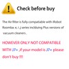 JoyBros 18-Pack Replacement HEPA Filter Compatible for iRobot Roomba evo,