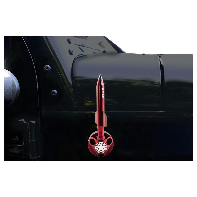 VMS RACING Combo RED MOAB ANTENNA & RED ANODIZED HOUSING