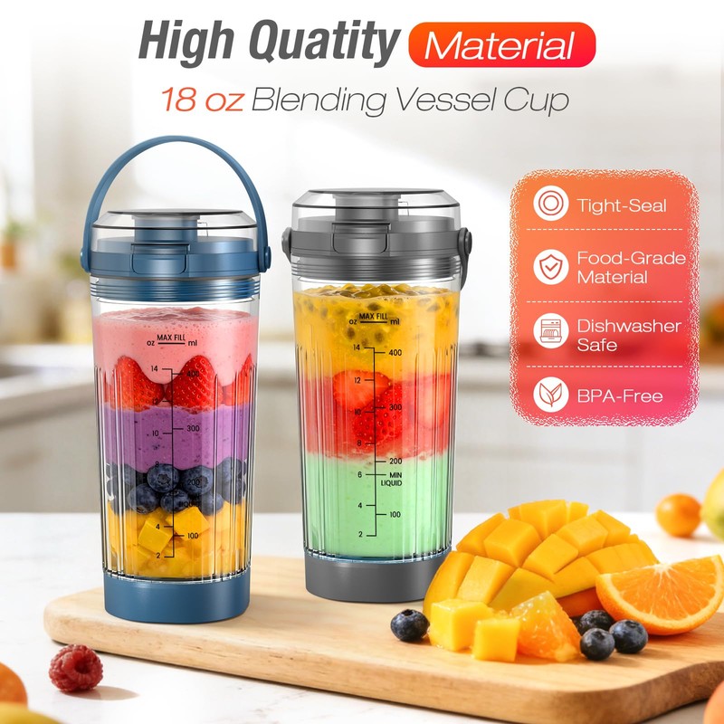 Blender Cup Replacement for Ninja Blast Portable Blender