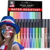 Jim&Gloria Water Resistant Face Paint Tattoo Pen, Temporary Tattoo Markers