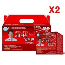 Well For You Nam Jae-hyeon's Easy 28 Youth Albumin Premium Gold 60 sachets / 남재현의 간편한 28청춘 알부민 프리미엄 골드 60포