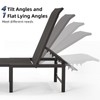 Outdoor Chaise Lounge Chair Set of 2, Rattan Pool Chairs