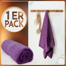 NatureMark Sauna Towel, Premium Quality, 80 cm x 200 cm, 100% Cotton