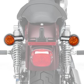 TCMT New Rear Turn Signals Lights Indicator Amber Fits For Harley Sportster 883 1200 1992-2022