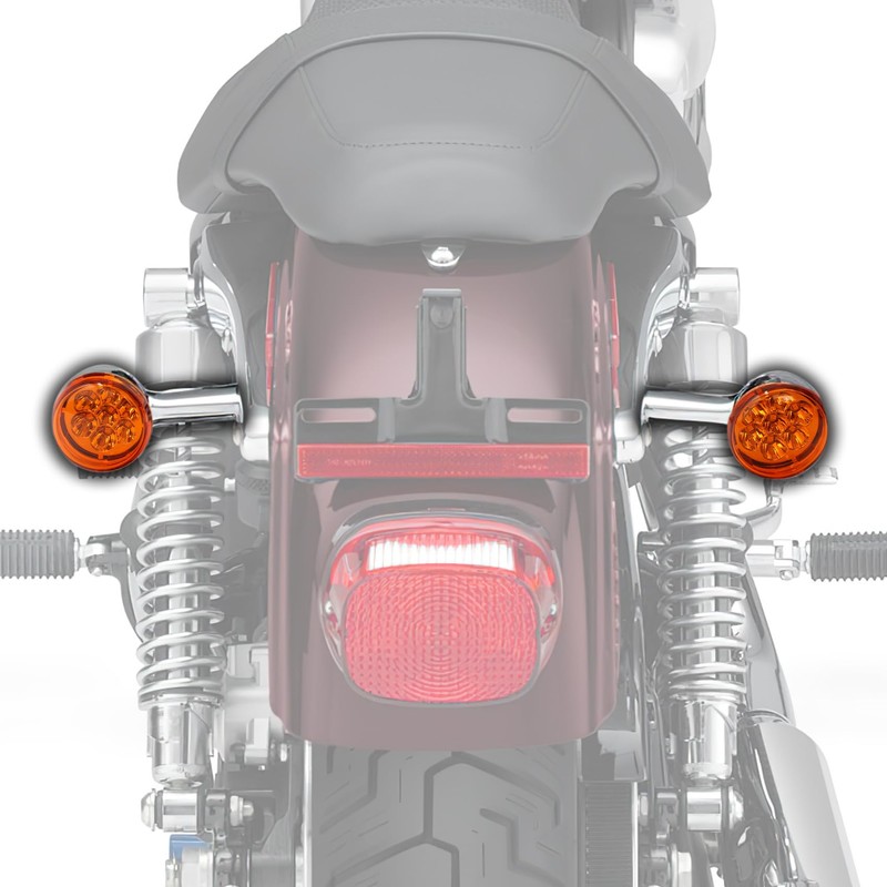 TCMT New Rear Turn Signals Lights Indicator Amber Fits For