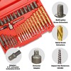 UYECOVE 40Pcs Screw Extractor Set, Left Hand Drill Bit Set