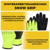WORKPOWER Men's Winter Snow Grip Work Gloves, Assembly Gloves Made