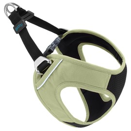 Gooby Dog Harness, Small, Portland Green - Easy Fit Plus, Escape Free, Reflective, Padded