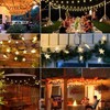 Windpnn Solar String Lights Outdoor, Solar Powered Star Lights, 30ft