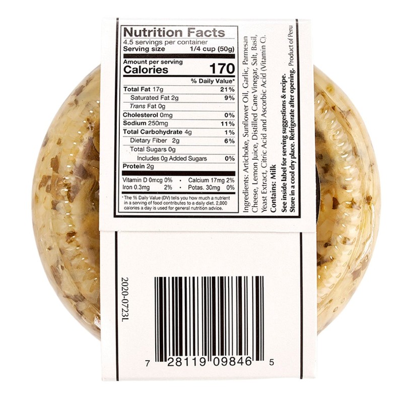 Cucina & Amore Pesto Sauce, Artichoke, 7.9 Ounce (Pack of