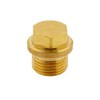Sealing plug with hexagonal socket and collar G 1/8 inch,