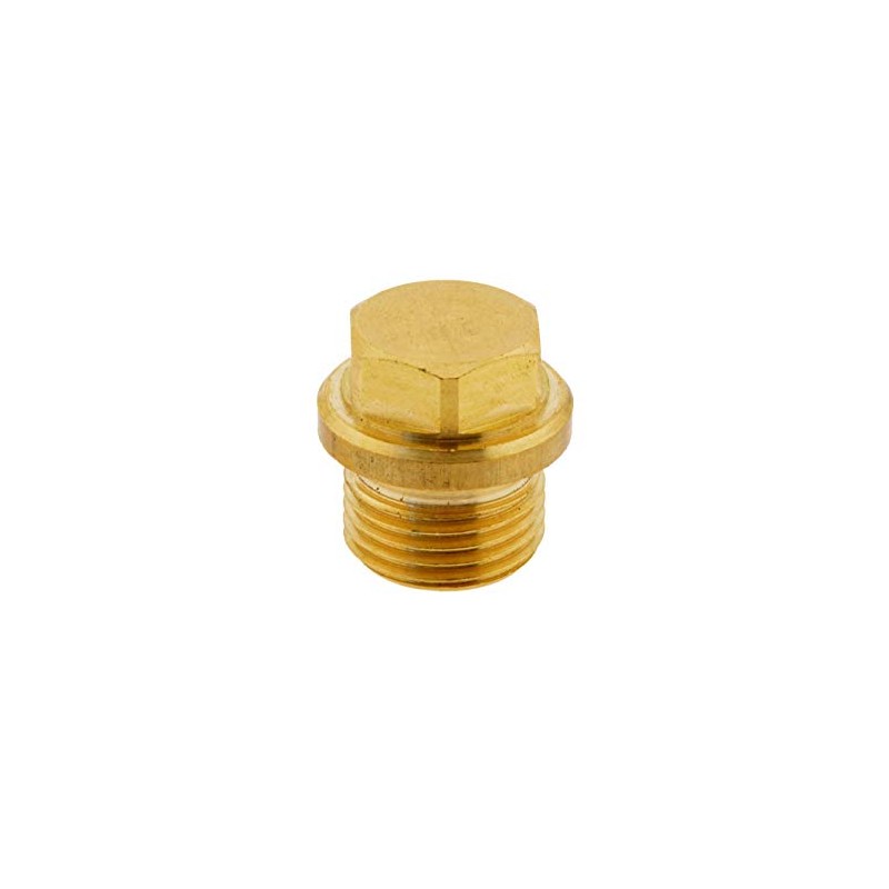 Sealing plug with hexagonal socket and collar G 1/8 inch,
