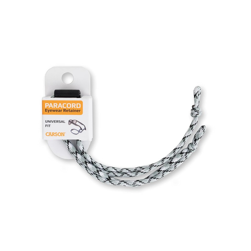 Carson Paracord Glasses Strap - White/Grey (EX-50WGY)