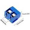 Greluma 120pcs 5mm Spacing 2 Pin PCB Screw Terminal Block