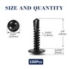 #8 x 3/4" Sheet Metal Screws 100Pcs 410 Stainless Steel