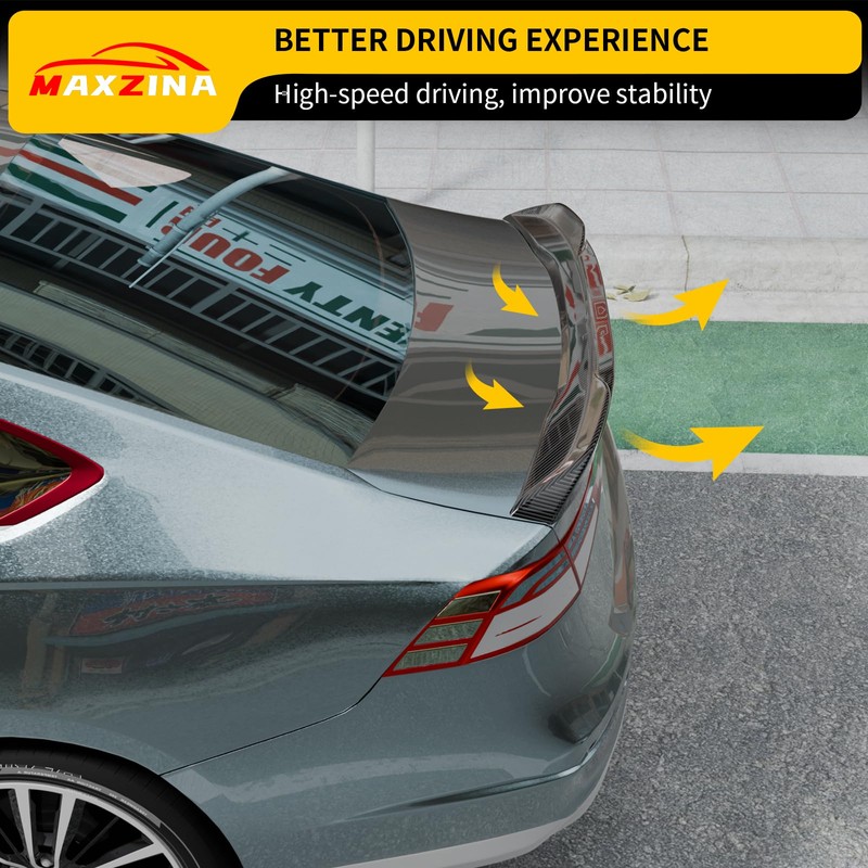 Maxzina Spoiler Wing Compatible with 2023-2025 Honda Accord Sedan Rear