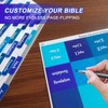 Bible Tabs for Women and Men, Easy to Remove &