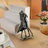 SENNESY 6th Anniversary Iron Sculpture Gift – Romantic Couple Statue
