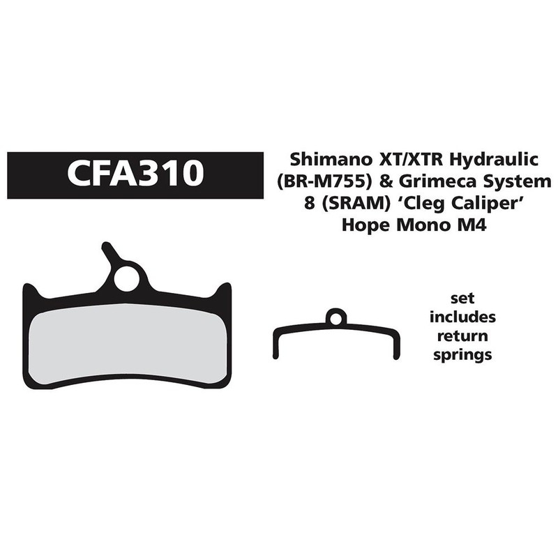 EBC Brakes CFA310 Disc Brake Pads, Compatible with Hope Mono