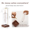 Ceremony Incense Holder，2 Pack Wood Incense Holder for Sticks with