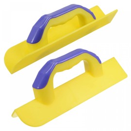 sourcing map Inside and Corner Trowels 3 Inch Plastic Drywall Corner Shaping Tool