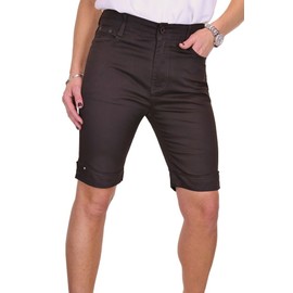 ICE (1513 Stretch Shorts Jeans Style Chino Sheen Diamante, brown