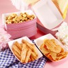 Incisite 200 Pcs Paper Food Trays, 2 Lb, Pink