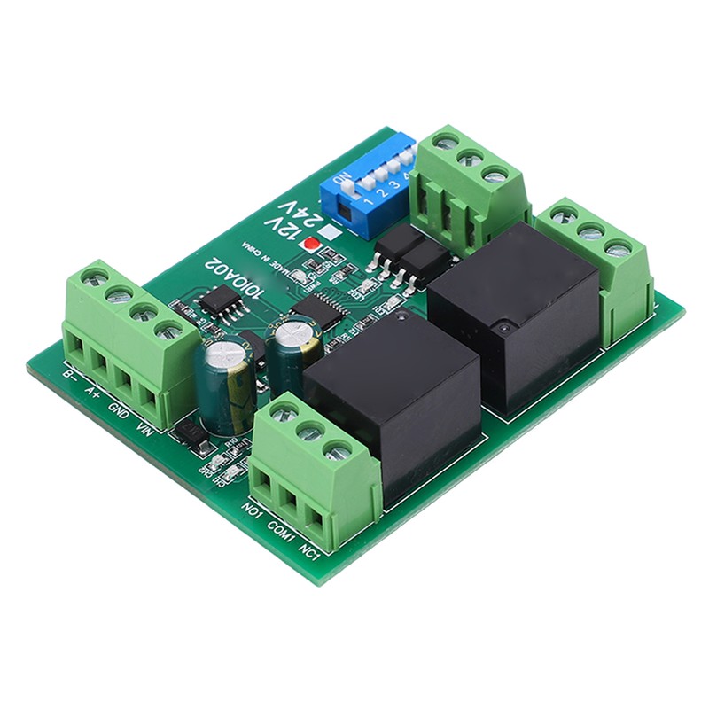 Relay Module 2 Channel RS485 Control Board Switch Controller DC