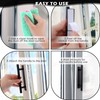 Piriuuo 8 Pack Adhesive Cabinet Handles Pulls, Self Stick Door
