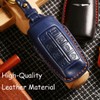 HIBEYO Smart 8 Button Leather Key Fob Case Cover Compatible