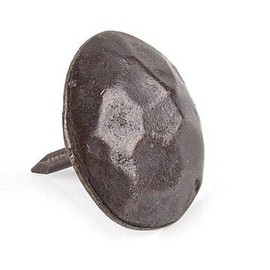 Van Dyke's Restorers Hammered Round Head Clavos - 6 Pack, Black Powder Coat, 1 1/4"