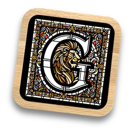 Harry The Wizard House Crest Coaster Set – Premium Wood and Metal Coasters- Gift Idea for Men & Women (Set of 4)