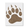 Bear Paw Claw Stencil - Reusable Stencils for Painting -