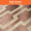 OYASIMI 60pcs 3D Metallic Look Peel and Stick BacksplashTiles,Retro Brown