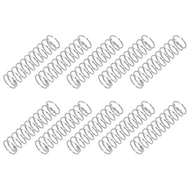 PATIKIL 10pcs 304 Stainless Steel Mechanical Extension Spring Spring 0.3mm Wire Dia x 4mm Outside Diameter x 15mm Length Spring Assortment Kit for Shop and Home Repair