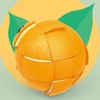 Taolele 3D Fruit Cube 3×3 Orange Magic Speed Cube Children's
