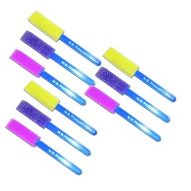 Major Brushes Thin Foam Brushes Pack of 9