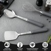 10-Piece Kitchen Knife Set with Metal Block, Grey