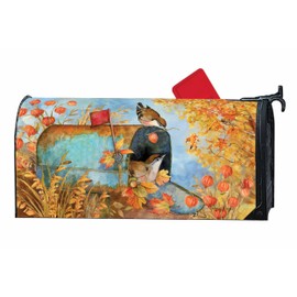 MailWraps Studio M Old Rusty Mailbox Decorative, The Original Magnetic Mailbox Cover, Made in USA, Superior Weather Durability, Standard Size fits 6.5W x 19L Inch Mailbox