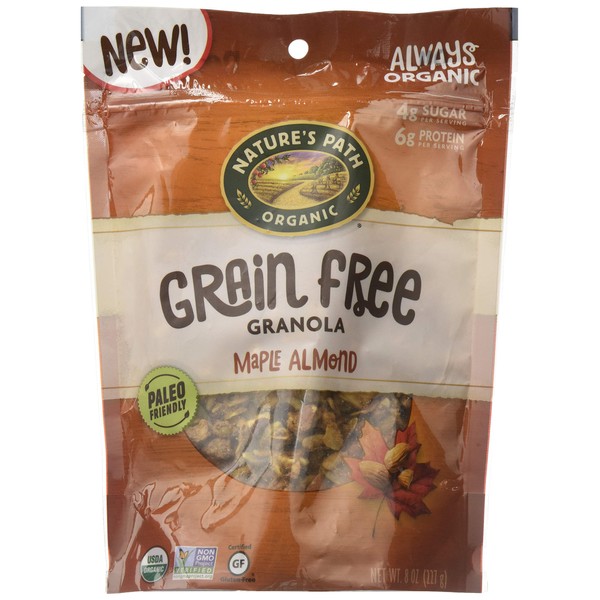 NATURES PATH Organic Maple Almond Grain Free Granola, 8 OZ