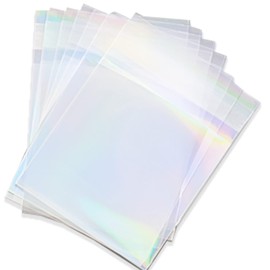 Rimikuru Can Badges, Sleeves, Bags, Set of 100, Transparent, Tape, Storage, Packing, Can Batch, Can Badge, Can Batch, Can Bad, 2.0 x 2.0 inches (5 x 5 cm), Rainbow)
